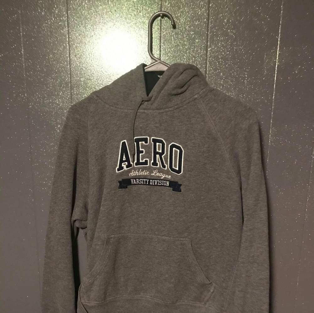 Aeropostle hoodie gray size lg